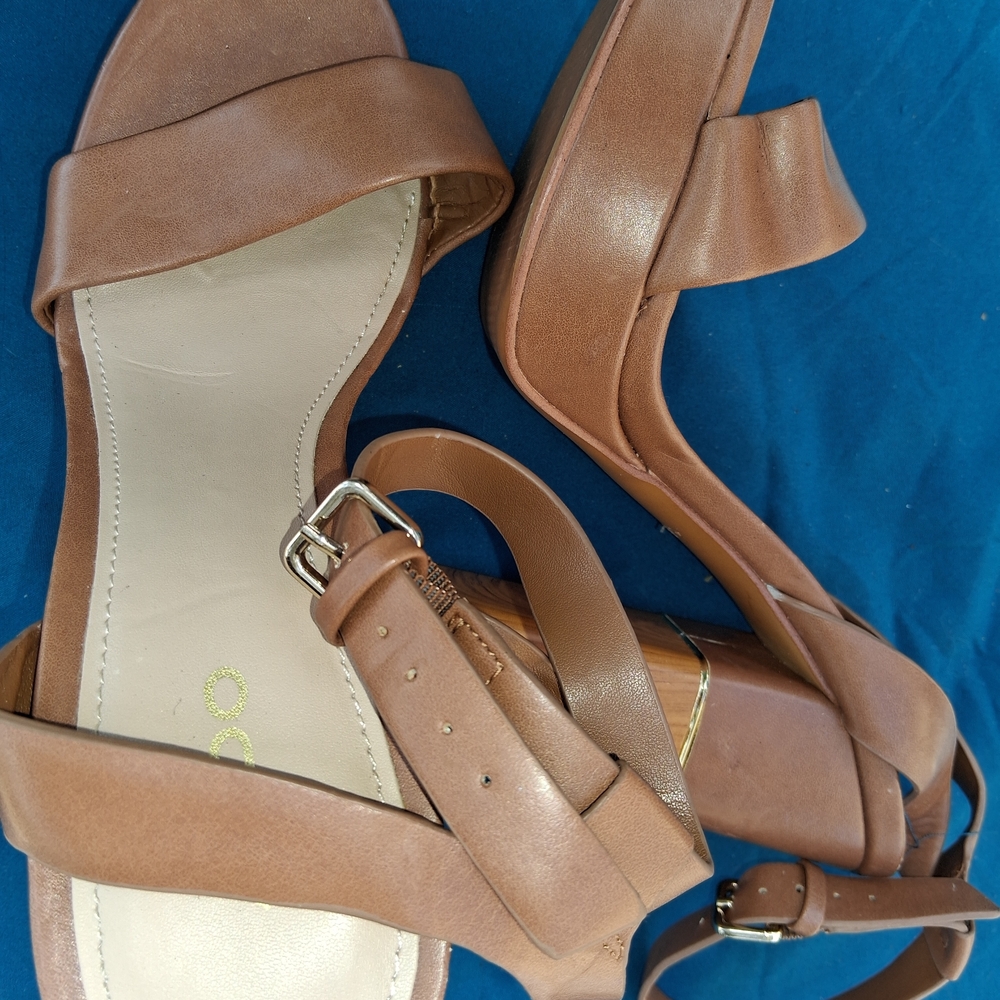 Aldo Tan Leather Sandals
